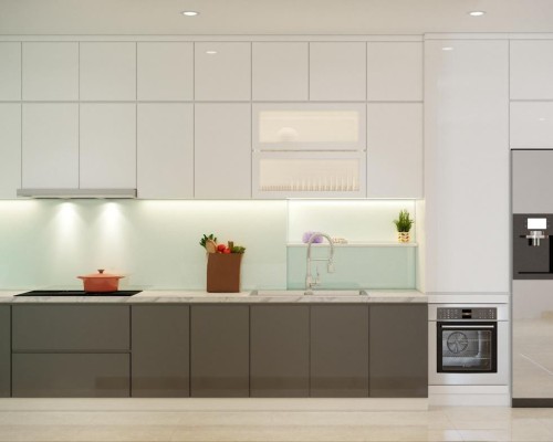 Tủ Bếp Acrylic Đẹp Hiện Đại Tp.Hcm