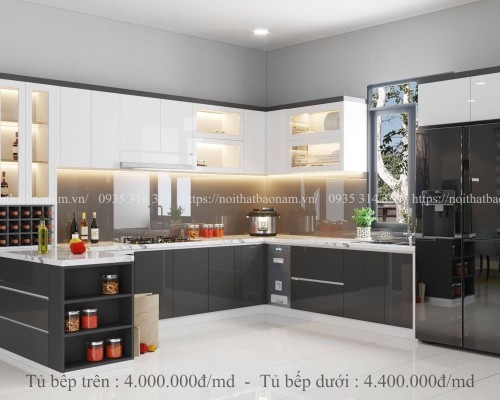 Tủ Bếp Acrylic Đẹp Rẻ Hcm
