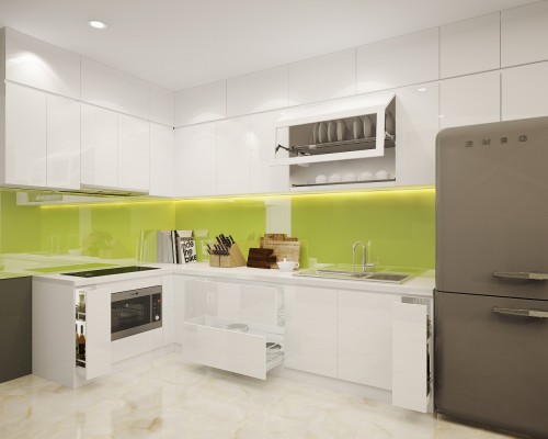 Tủ Bếp Acrylic Đẹp Quận Thủ Đức
