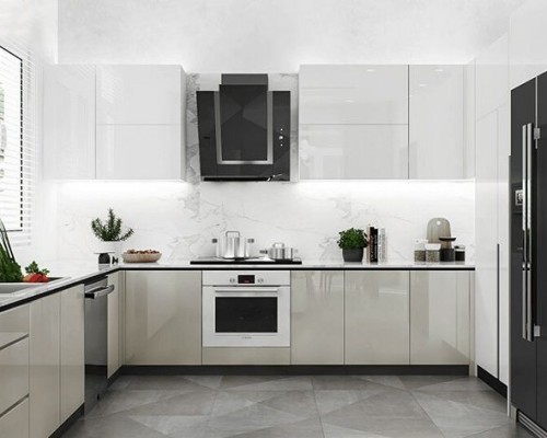 Tủ Bếp Acrylic Đơn Giản Giá Rẻ