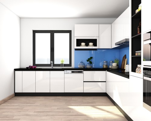 Tủ Bếp Acrylic Giá Rẻ Hiện Đại
