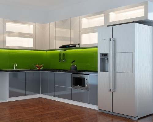 Tủ Bếp Acrylic Hiện Đại