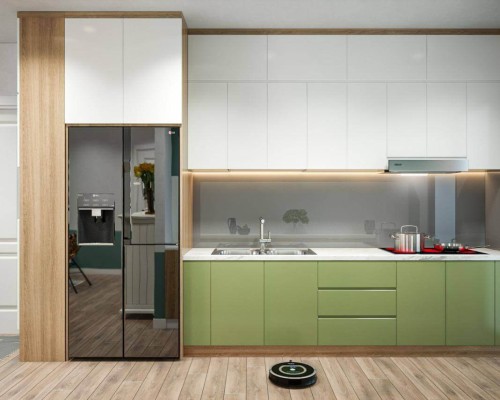 Tủ Bếp Chữ I Đẹp Giá Rẻ