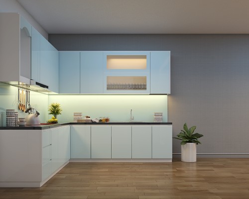 Tủ Bếp Gỗ Acrylic An Cường Đẹp