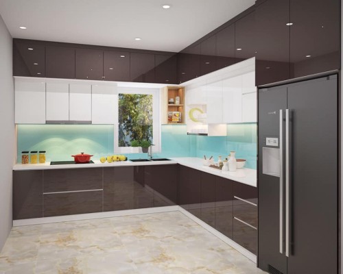 Tủ Bếp Gỗ Acrylic Đẹp An Cường