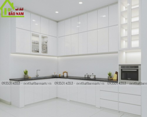 Tủ Bếp Gỗ Acrylic Đẹp Rẻ