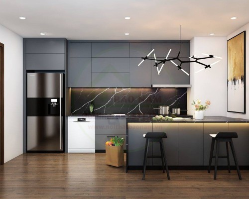 Tủ Bếp Gỗ An Cường Rẻ