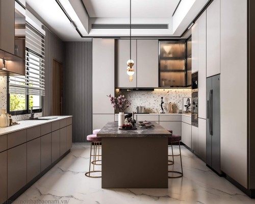Tủ Bếp Gỗ An Cường Giá Rẻ Hcm