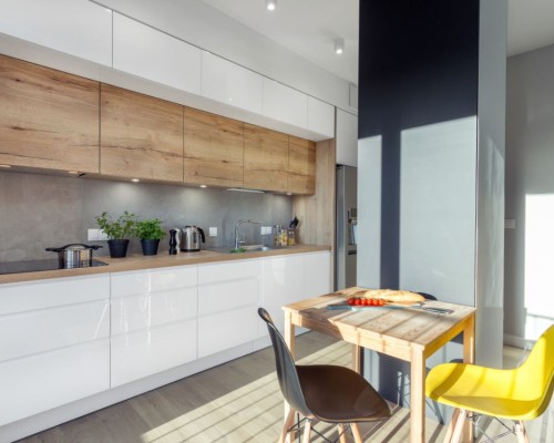 Tủ Bếp Gỗ Công Nghiệp Acrylic Đẹp