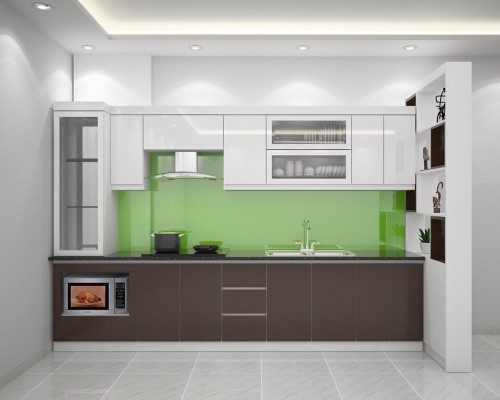 Tủ Bếp Gỗ Công Nghiệp Đẹp Thủ Đức