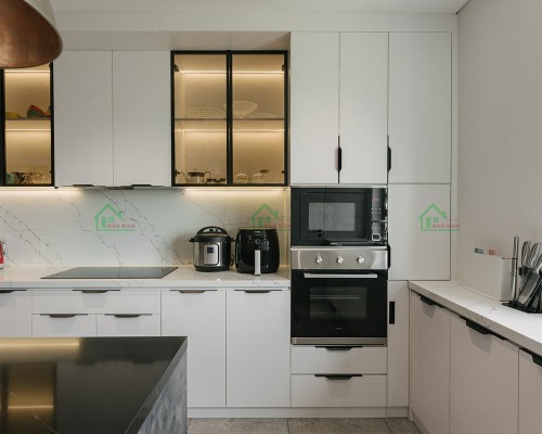 Tủ Bếp Công Nghiệp MDF Hiện Đại