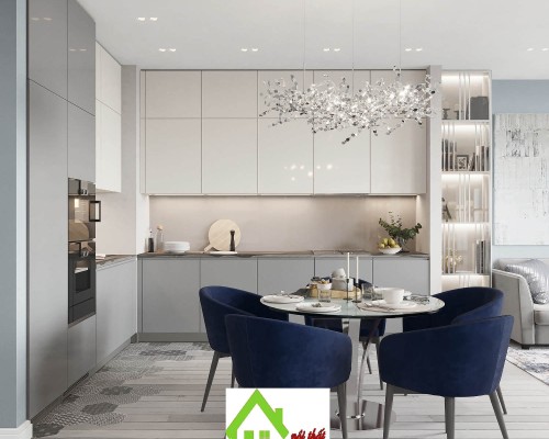 Tủ Bếp Gỗ Công Nghiệp Rẻ Đẹp