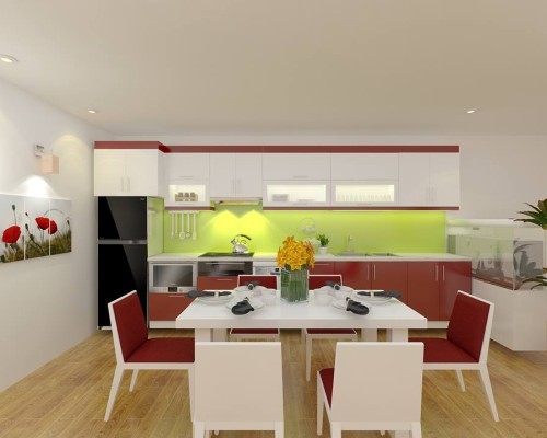 Tủ Bếp Gỗ Đẹp Hcm