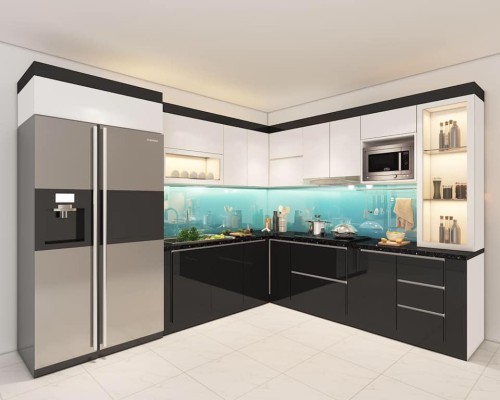 Tủ Bếp Gỗ Đẹp Hiện Đại