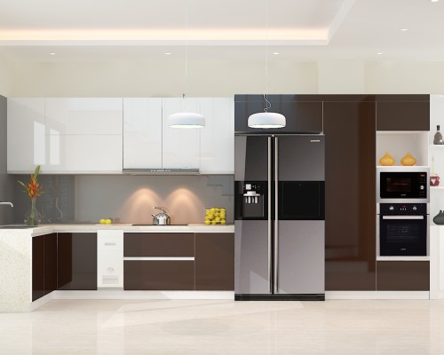 Tủ Bếp Gỗ Giá Rẻ Hcm