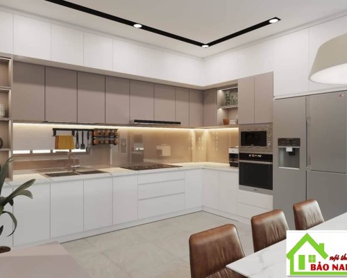Tủ Bếp Gỗ Giá Rẻ Hiện Đại Tp.Hcm