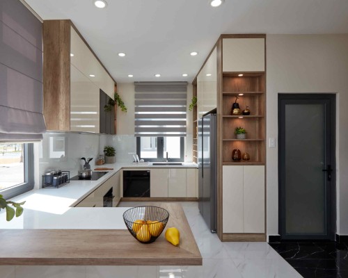 Tủ Bếp Gỗ Hiện Đại Giá Rẻ Thủ Đức