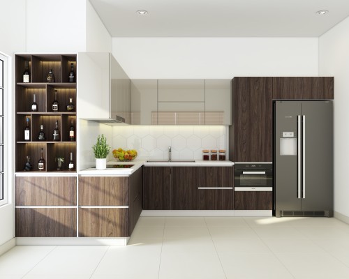 Tủ Bếp Gỗ Hiện Đại Tp.Hcm