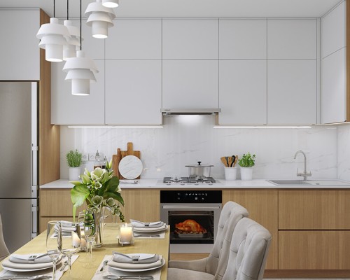 Tủ Bếp Gỗ MDF Rẻ
