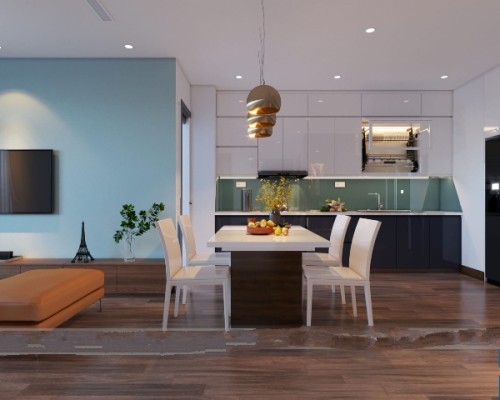 Tủ Bếp Gỗ Rẻ Hiện Đại Tại HCM