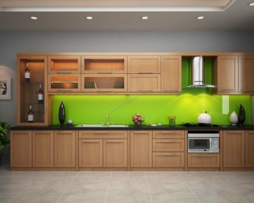Tủ Bếp Gỗ Veneer Giá Rẻ