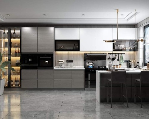 Tủ Bếp Gỗ Hiện Đại Đẹp Thủ Đức