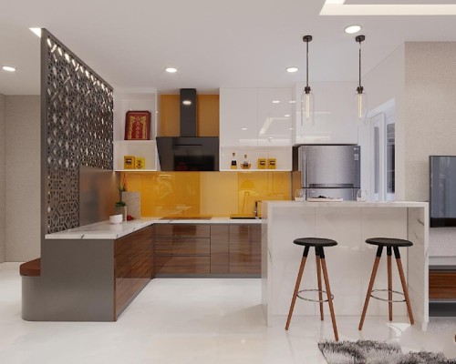 Tủ Bếp Hiện Đại Giá Rẻ Đẹp HCM