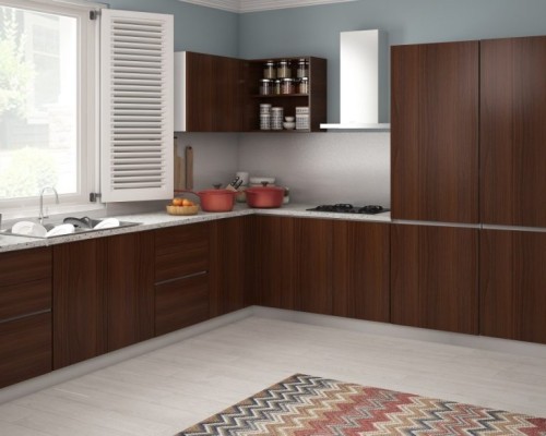 Tủ Bếp Laminate Chữ L