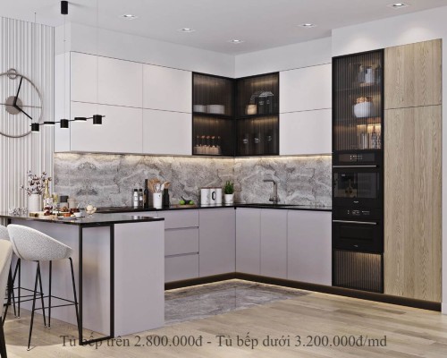 Tủ Bếp MDF Giá Rẻ Tp.Hcm
