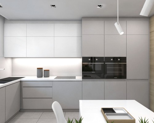 Tủ Bếp MDF Melamine Đẹp Giá Rẻ