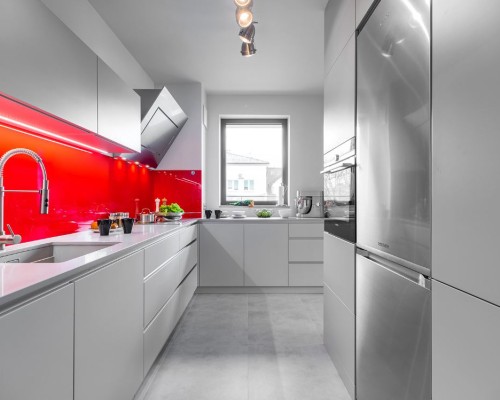 TỦ BẾP GỖ MDF PHỦ MELAMINE AN CƯỜNG