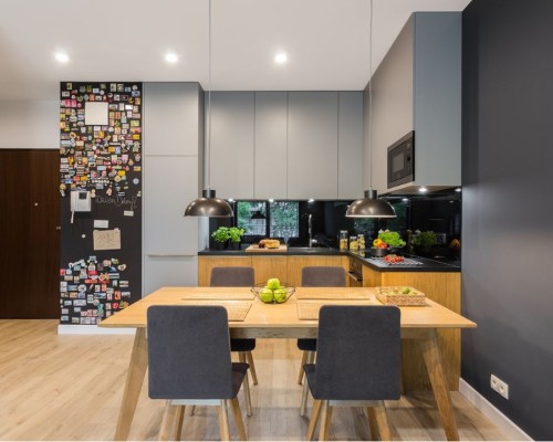 Tủ Bếp Melamine Đẹp Hiện Đại