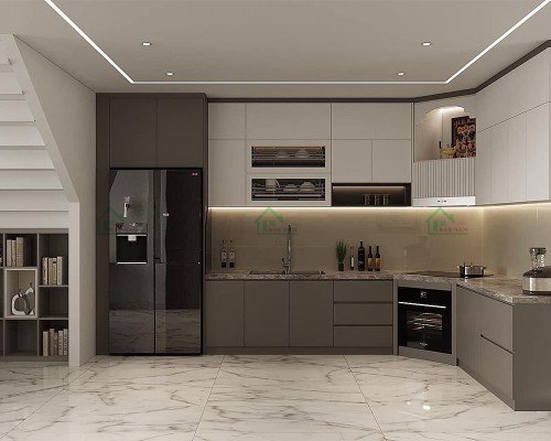 Tủ Bếp Nhựa Laminate