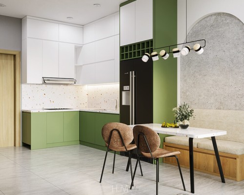 Tủ Bếp Nhựa Laminate