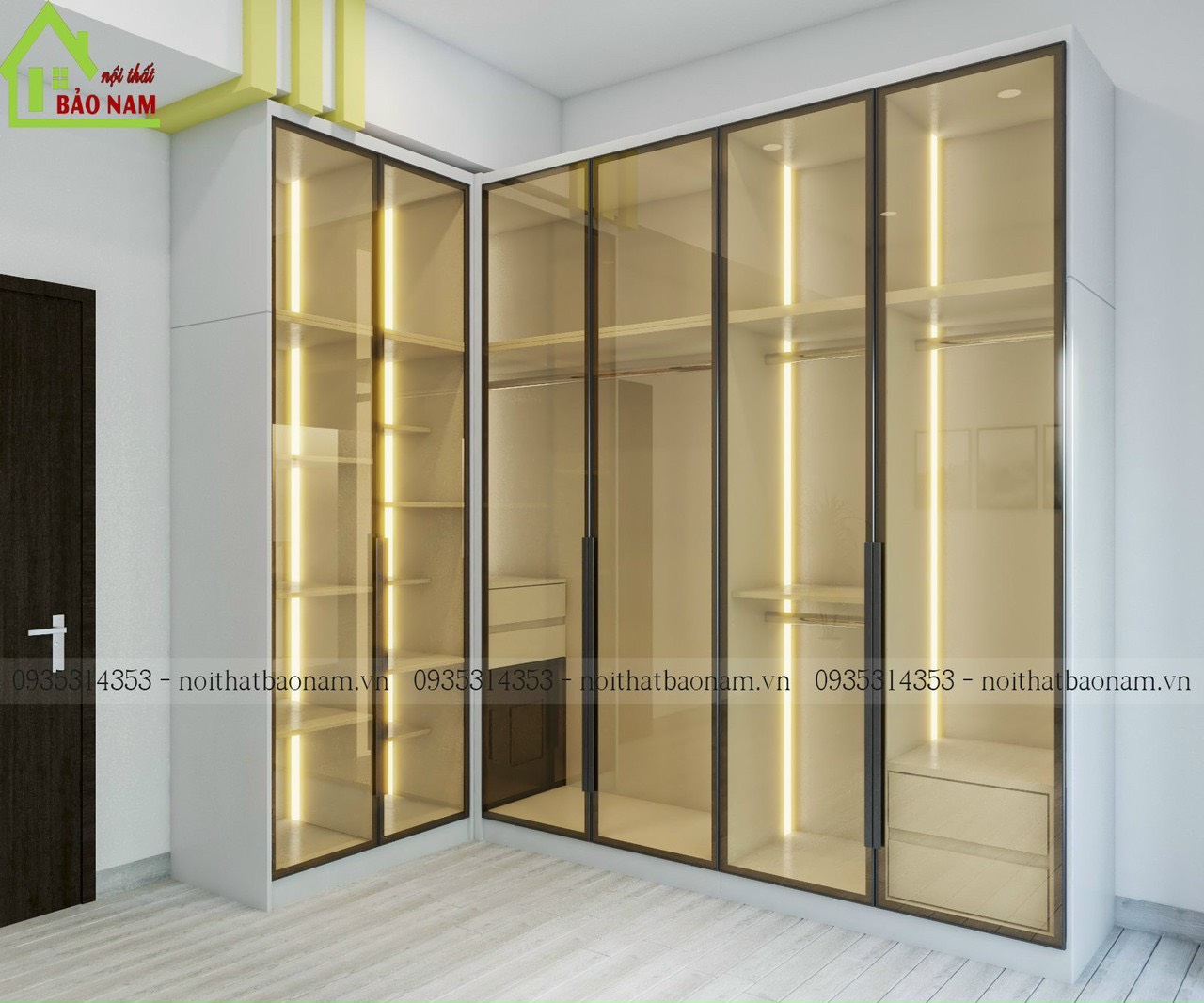 Tủ Quần Áo Cửa Kính