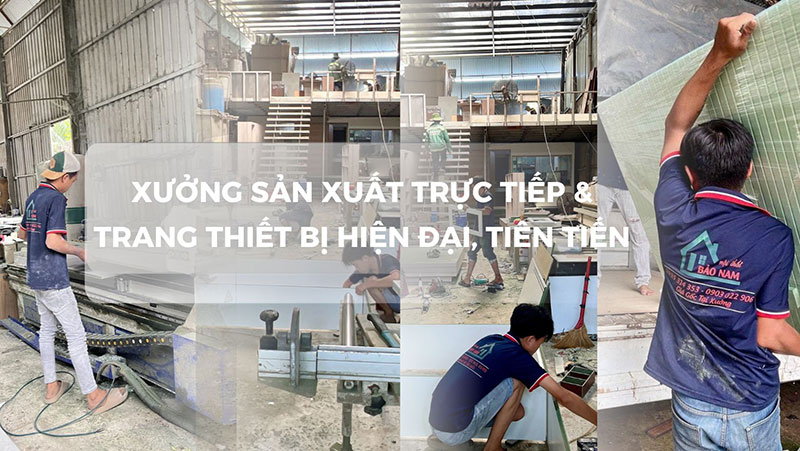 Xưởng sản xuất nội thất Bảo Nam hiện đại, thi công chất lượng cao