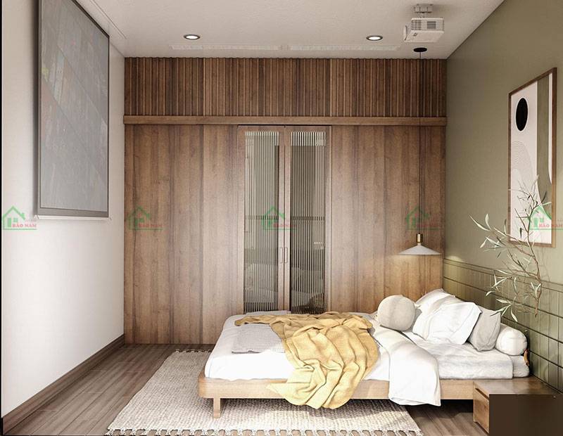 Sự kết hợp hài hòa giữa màu sắc tự nhiên, ánh sáng và nội thất tối giản theo phong cách Japandi.