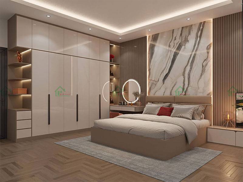 Phòng ngủ Master sang trọng phong cách Modern Luxury: