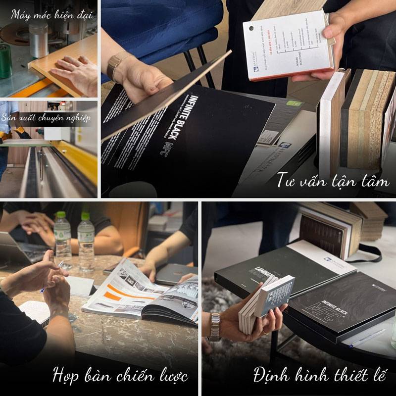 Quy trình sản xuất nội thất hiện đại tại Bảo Nam