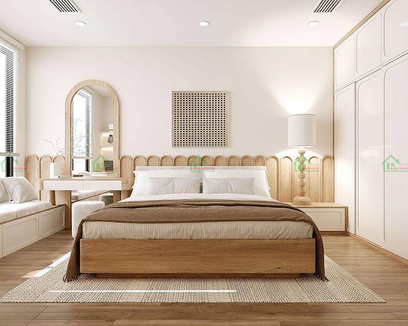 Thiết kế phòng ngủ chung cư hiện đại phong cách Scandinavian