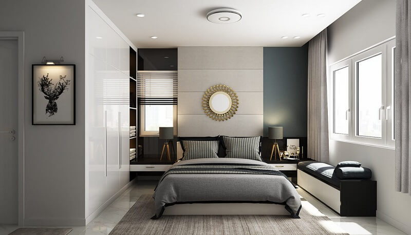 Sự hoàn quyện hoàn hảo phòng ngủ sang trọng, đơn giản và tinh tế đến từng chi tiết