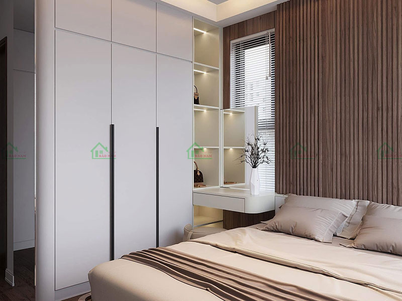 Tủ quần áo Melamine chống trầy, giá tốt, được ưa chuộng.