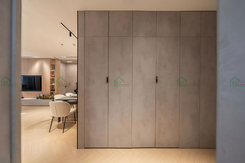Tủ quần áo Laminate chống ẩm, chống trầy, bền đẹp lâu dài.