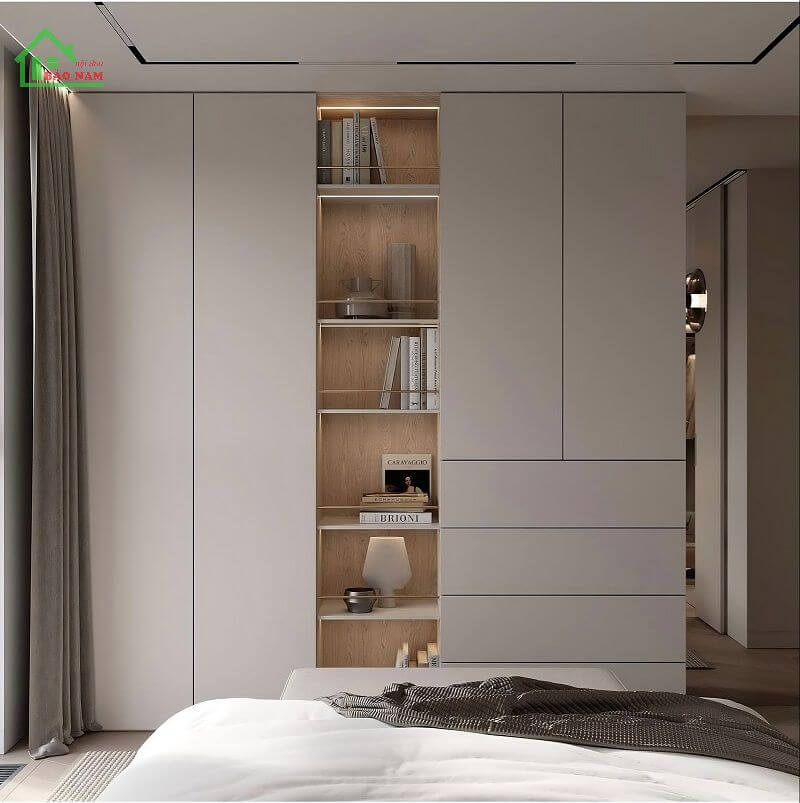 Tủ áo gỗ công nghiệp màu sắc đa dạng