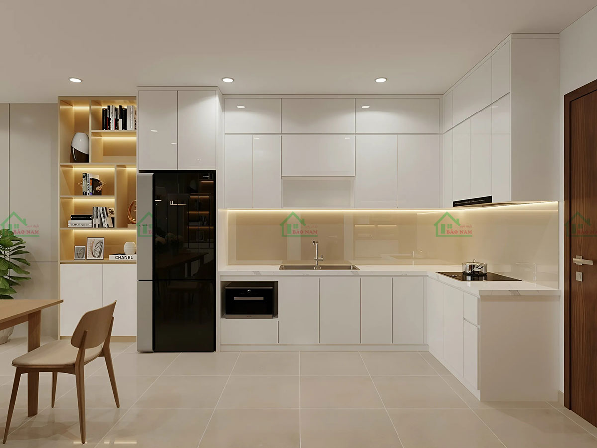 Tủ Bếp Nhựa Acrylic Chống Nước Cao Cấp
