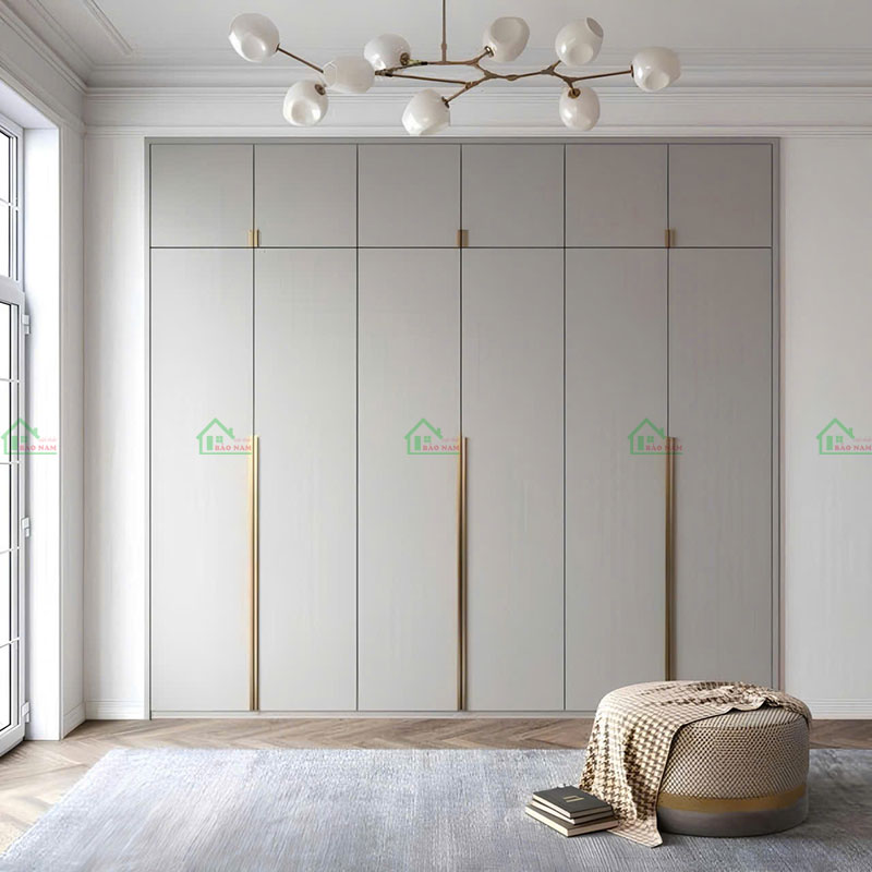 Tủ quần áo âm tường lắp đặt trong hốc tường, tiết kiệm diện tích tối ưu