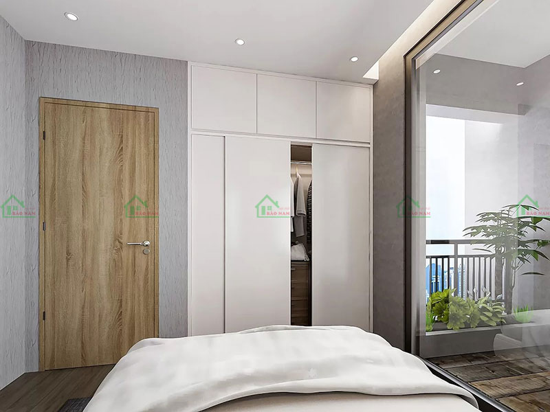 Tủ quần áo cánh trượt thiết kế thông minh tiết kiệm diện tích, tối ưu công năng lưu trữ